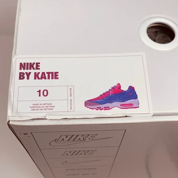 Nike Air Max 95 Premium By You Custom Womens Size 10 DH1570-991 Croc Reptile - Picture 8 of 9